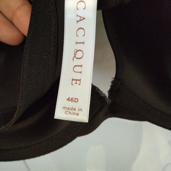 Cacique 46 D Smooth Boost Plunge Bra - Picture 6 of 6